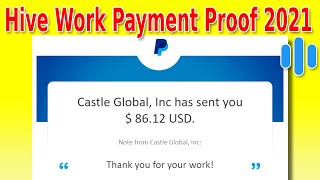 Hive Work Payment Proof 2021 | Hive Micro Payment Proof