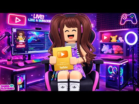 I WON THE ONE MILLION SUBSCRIBER PLAQUE ON YOUTUBE - ROBLOX