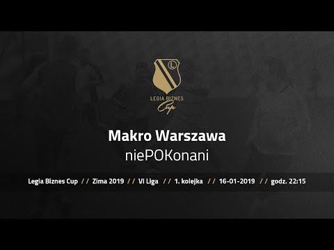 Skrót spotkania Makro Warszawa - niePOKonani ( Legia Biznes Cup Zima 2019 )