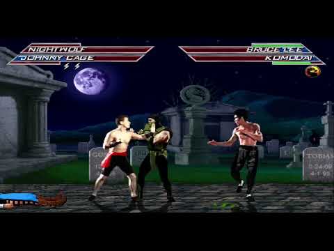 Nightowolf and Johnny Cage vs Bruce Lee and Komodai Mortal Kombat New Era Tournament