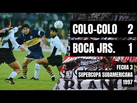 Colo-Colo 2 x 1 Boca Jrs. | Supercopa Sudamericana 1997 (Fecha 3)