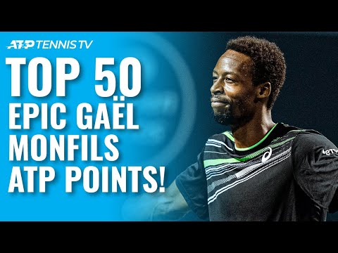 TOP 50 EPIC GAËL MONFILS ATP SHOTS & RALLIES! 🤩