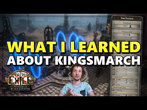 What you need to know about Kingsmarch - Settlers of Kalguur league mechanic - PoE #858