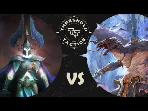 NEW Lumineth Realm-Lords vs NEW Disciples of Tzeentch: Age of Sigmar 4 Battle Report