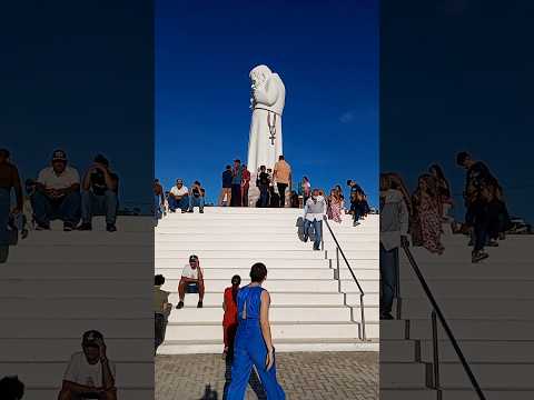 ESSA ESTÁTUA É ÚNICA NA PARAÍBA DE FREI DAMIÃO, SOUSA-PB #nordeste #paraiba #curiosidades