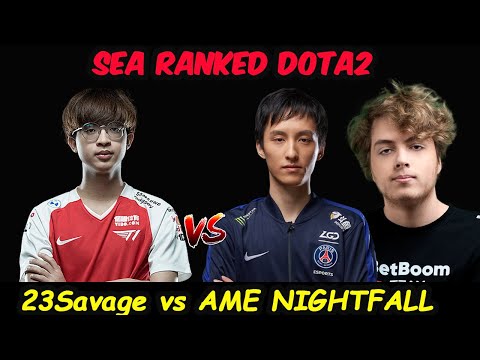 23savage Anti-Mage Carry vs Ame & Nightfall – SEA Ranked Highlights