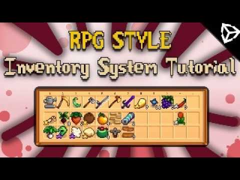 EASY RPG Style Inventory System in Unity | Tutorial
