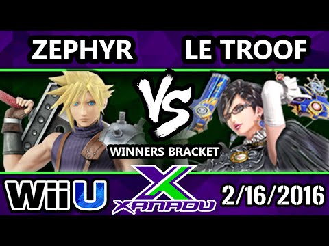 S@X 137 - DG | Zephyr (Cloud) Vs. OCO Le Troof (Bayonetta) SSB4 Tournament  - Smash 4