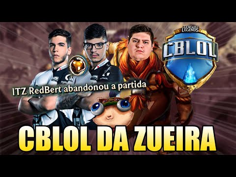 INTZ SABOTADA E LUSKKA JUNGLE - CBLOL DA ZUEIRA