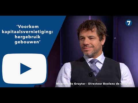 Maarten de Gruyter — Vastgoedman van het jaar Maarten de Gruyter: 'Voorkom kapita