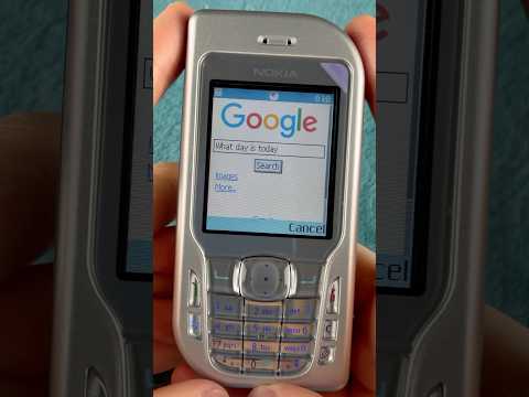 Google on phone from 2004. Nokia 6670 #nokia