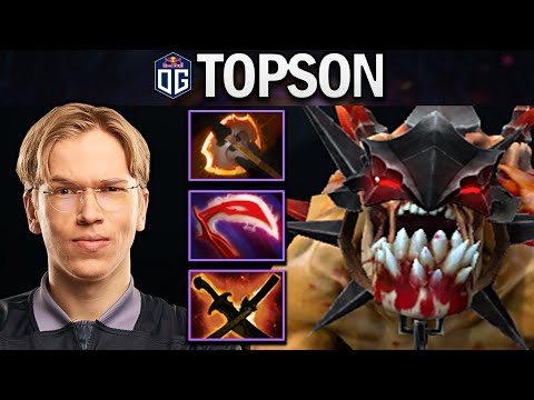 OG.TOPSON SMURF LIFESTEALER - BATTLEFURY BUILD - DOTA 2 7.28 GAMEPLAY