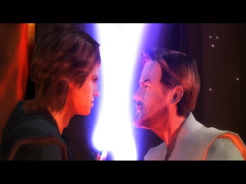 Star Wars Episode 3 Game Movie ( All Cutscenes)