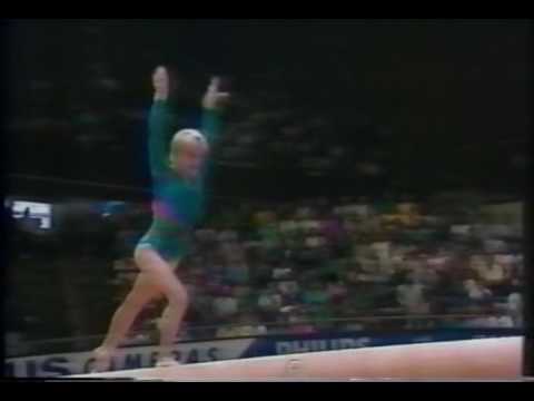 8th AA Ulrike Klotz BB - 1987 World Gymnastics Championships 9.800