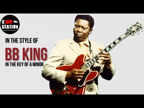 B.B. King style Slow Blues Backing Track Jam in A Minor - 80 bpm