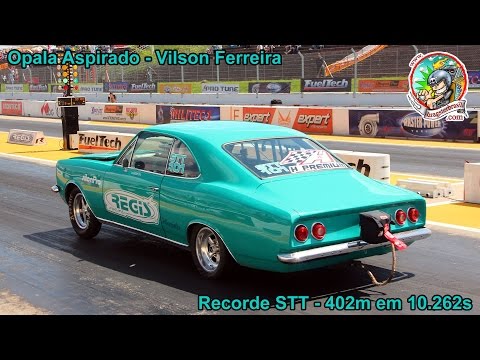 Opala 6 cil aspirado - Vilson Ferreira - Recorde na categoria STT