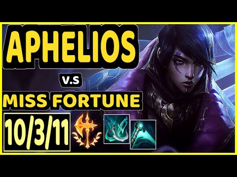 INNAXE (APHELIOS) vs MISS FORTUNE - 10/3/11 KDA BOTTOM ADC CHALLENGER GAMEPLAY - EUW