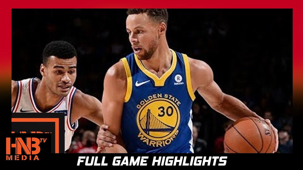 Golden State Warriors vs Philadelphia 76ers Full Game Highlights / Week 5 / 2017 NBA Season