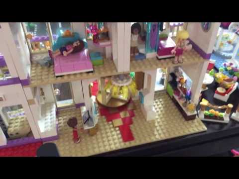 lego friends the grand hotel stop motion