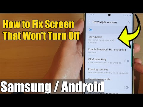 How to Fix Screen That Won't Turn Off on Samsung/Android Phones