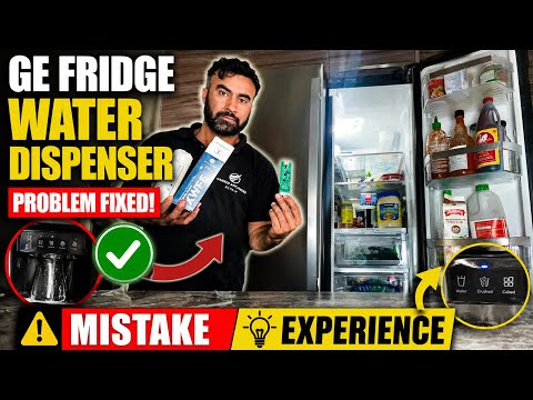 GE Fridge Water Dispenser Not Working After Filter Replacement? Fix Filter Base Issue | PNE25NYRDKFS