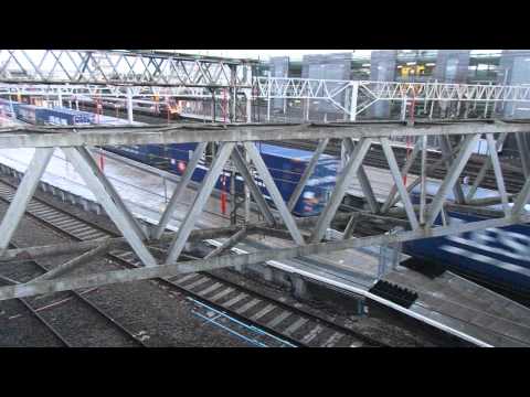 (HD) 92029 on the Daventry to Mossend 'Tesco express' @ Stafford on 17/01/2015