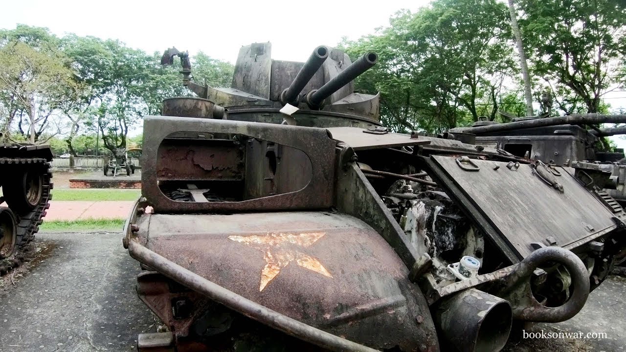 M42 The Duster USA Vietnam War Relic Upclose