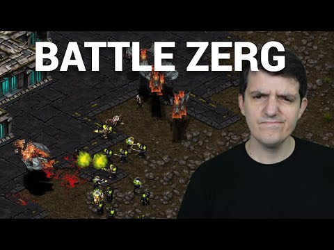 StarCraft 1: ZERG SWARM VS MASS MARINES - Scan vs yabsab | CNSL 5