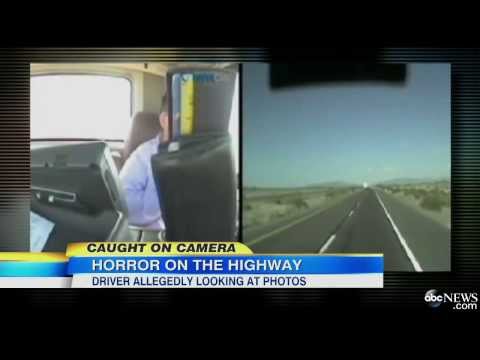 Dashcam Video: Truck Driver Allegedly Looking at Phone at Time of Fatal Crash