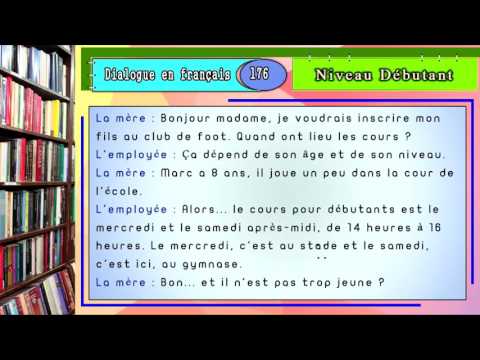 speak French fluently - French conversation (dialogues in French)