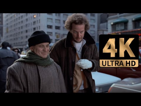 HOME ALONE 2: were the sticky bandits scene 4K HDR