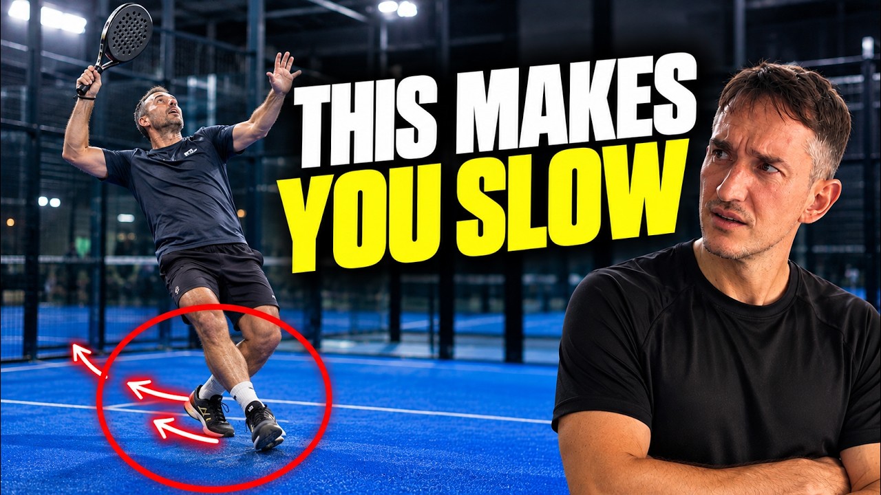 Bandeja movement: footwork and body weight