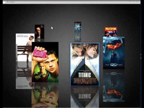 a Carousel written with efl for a small demo