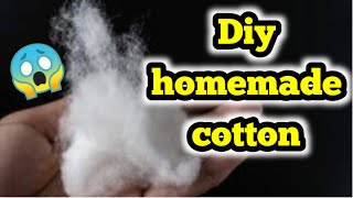 Diy homemade cotton|Diy cotton|Homemade cotton|Diy cotton balls|Cotton making|Cotton making at home