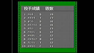 ベストプレープロ野球２（ファミコン）プロ野球２０２２広島優勝　ヤクルト村上が三冠王！！