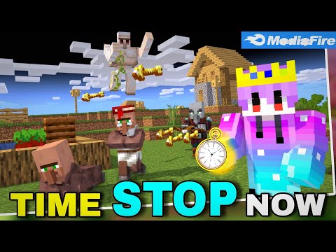 UNBELIEVABLE! Stop Time in Minecraft PE