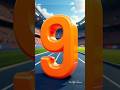 Orange Sports Countdown 9 To 0 Epic Hype Timer With Voice Countdown Timer Shorts