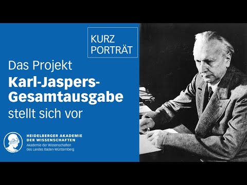 Brief profile | The "Karl Jaspers Complete Works" project introduces itself