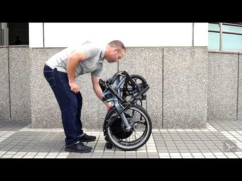 How to fold and roll the Tern BYB ultra-compact folding bike