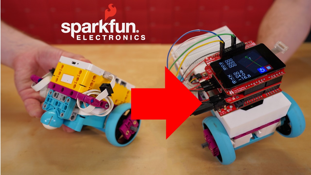 We Hacked a LEGO® SPIKE Robot with Hobby Electronics