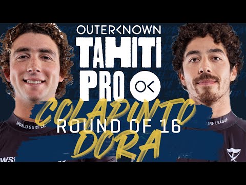 Griffin Colapinto vs Yago Dora | Outerknown Tahiti Pro - Round of 16 Heat Replay