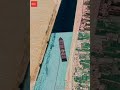 3d stimulation of the evergreen cargo ship stuck in suez canal