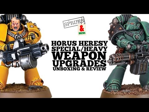 MK VI Special and Heavy Weapon Upgrade Set Unboxing and Review - Warhammer The Horus Heresy