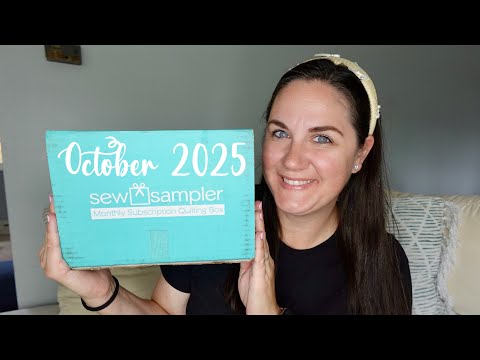 🍁 OCTOBER 2025 SEW SAMPLER Unboxing | Fat Quarter Shop | #melissagilbert #modernprairie