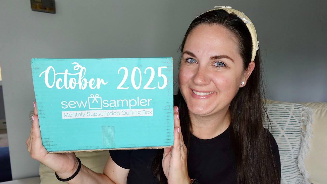 🍁 OCTOBER 2025 SEW SAMPLER Unboxing | Fat Quarter Shop | #melissagilbert #modernprairie