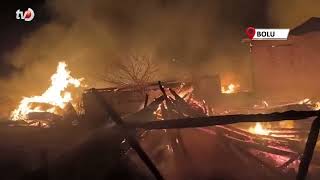Çıkan Yangında Çok Sayıda Yapı Küle Döndü