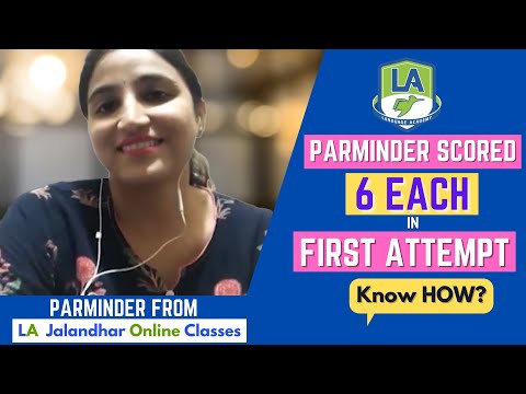 Parminder from Chandigarh | 6 Each in First Attempt | Online Success | LA Jalandhar Online Classes