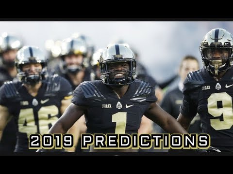 2019 Purdue College Football Predictions