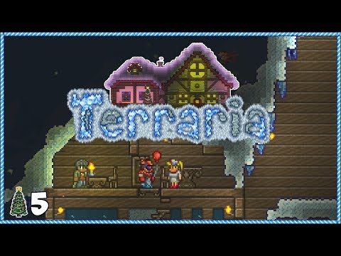 Terraria 1.3.5 Christmas Let's Play - Day 5 (Armor and Accessories!)