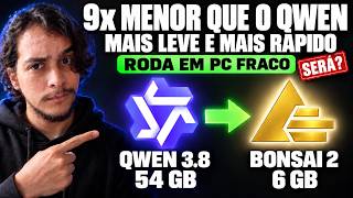Bonsai 2 27B: o teste honesto que você não vai ver em outro canal